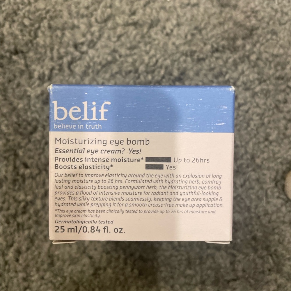 belif Moisturizing Eye Bomb brand new